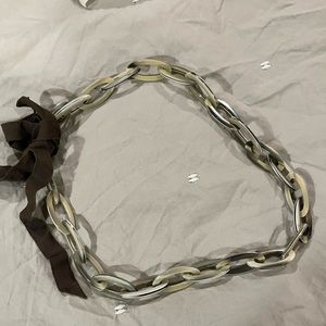 J. Crew resin tortoiseshell-look necklace